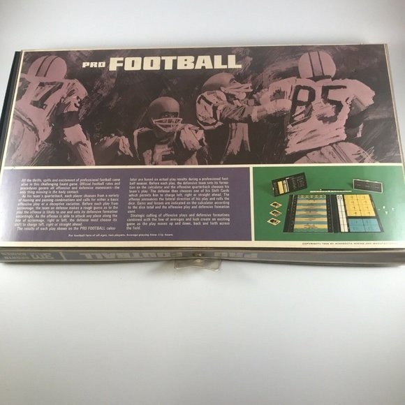 Pro Football Game By 3M Brand Sports Games 1966 - Picture 5 of 5